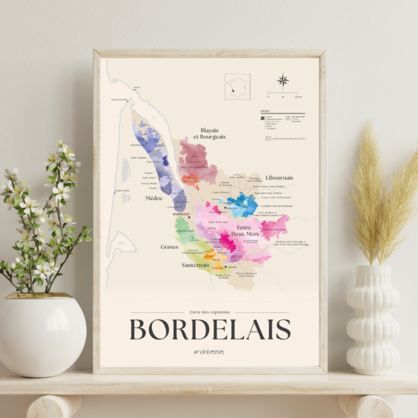 Carte du Vignoble de Bordeaux