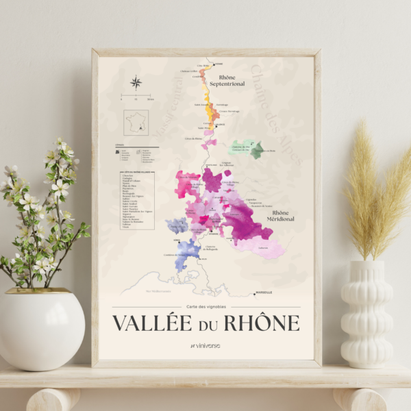 Carte des Vins - Vallée du Rhône